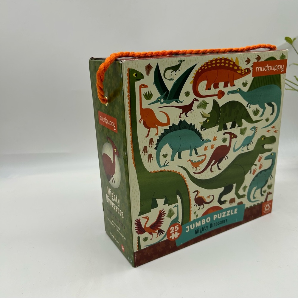 Mudpuppy 25 pieces jumbo puzzle might dinosaurs for ages 2+ NEW